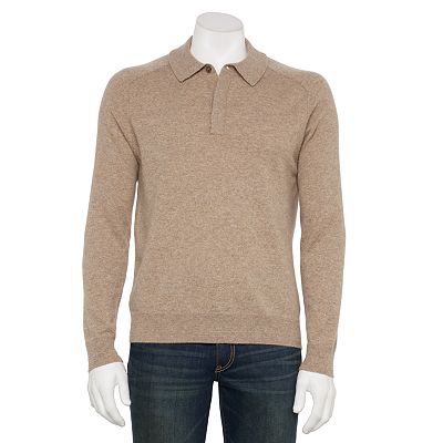 Kohls mens long sleeve polo shirts sale