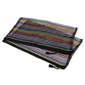 Mesh Zipper Pouches, A4 Colorful Document File Bags Storage Organizer for Office