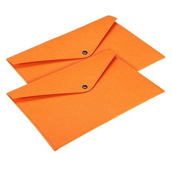 File Bag Felt Folder 2 Pack A4 Envelope Document Storage Pouch Organizer for Office Business