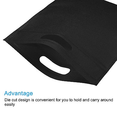 Non-Woven Tote Bags Reusable Goodie Treat Bag with Handles for Shopping Wedding Party