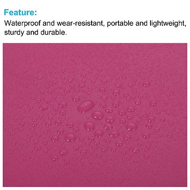 Waterproof Zipper Bag Leatherette Small Compact Bills Bank Deposit Storage Pouch for Office