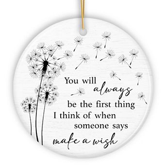 Forever First in My Wishes Ornament, Gift for Emotional Reminder of Special Memories