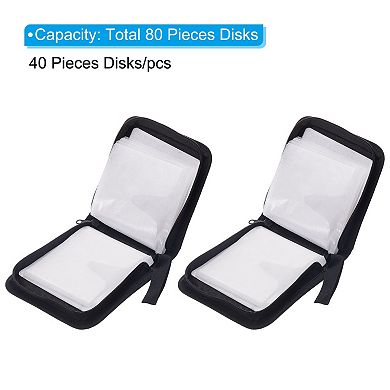 Storage Bag for CD, DVD, Records, Games Discs - Compact and Durable Organizer