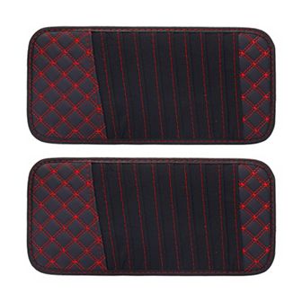 Visor CD Holders, Grid Disk Case Sleeve Storage Dividers Organizer with Strap