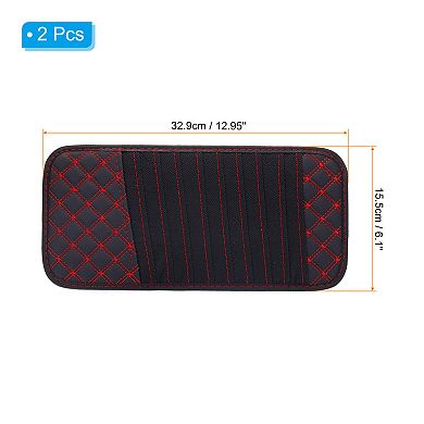 Visor CD Holders, Grid Disk Case Sleeve Storage Dividers Organizer with Strap