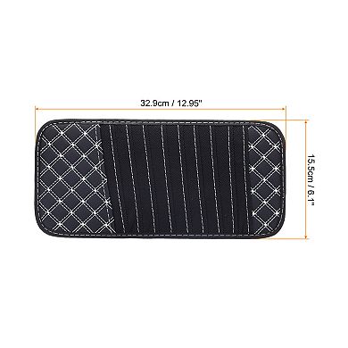 Visor CD Holders, Grid Disk Case Sleeve Storage Dividers with Strap for Car Visor Collection