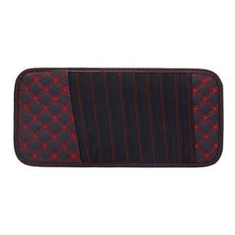 Visor CD Holders, Grid Disk Case Sleeve Storage Dividers with Strap for Car Visor Collection