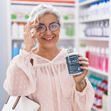 NuBest Eye Health Advanced Formula for Healthy Vision & Blue Light Support, 60 Vegan Capsules
