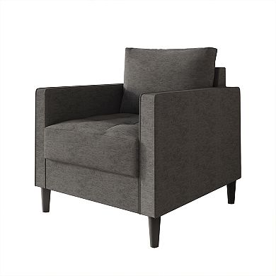 Contemporary Linen Chair