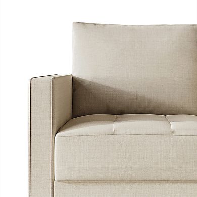 Contemporary Linen Chair