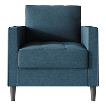 Contemporary Linen Chair