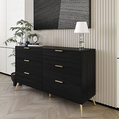 Modern 6 Drawers Dresser