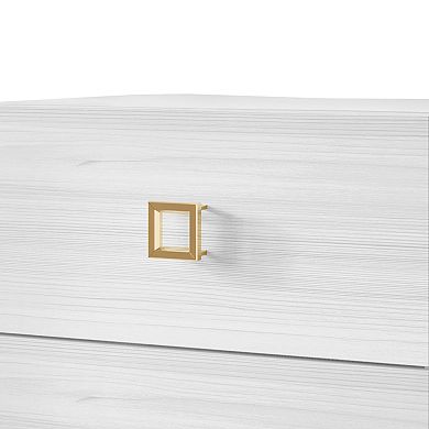 Modern 2-drawers Nightstand
