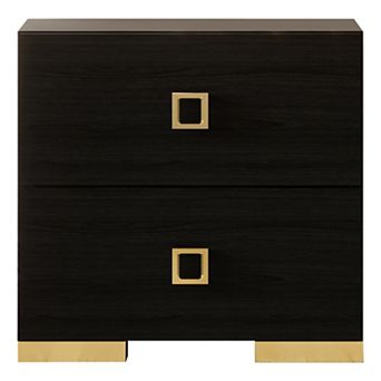 Modern 2-drawers Nightstand