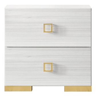 Modern 2-drawers Nightstand