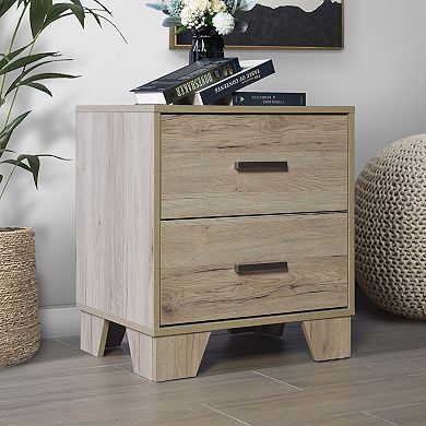 Classic Nightstand In Sanremo Light Oak