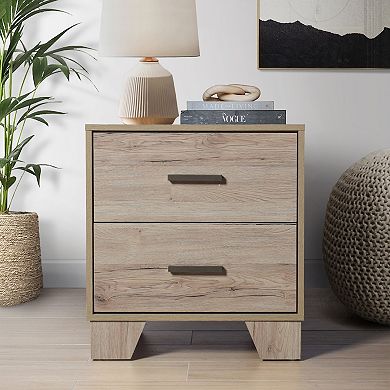 Classic Nightstand In Sanremo Light Oak