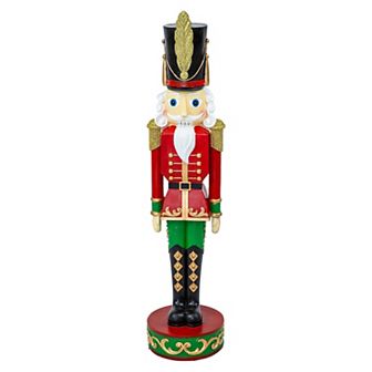 Sunnydaze Kristoff the Soldier Indoor Christmas Nutcracker Statue