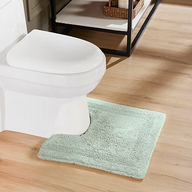 Better Trends Lux Collection Cotton Contour Bath Rug