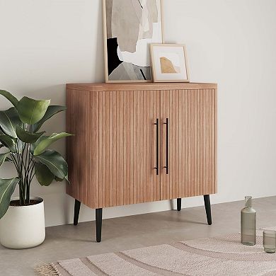 MANHATTAN COMFORT Jodie Mid-Century Modern Accent Cabinet