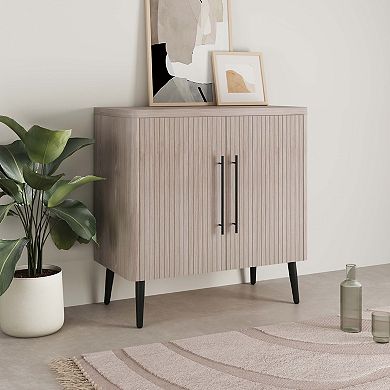 MANHATTAN COMFORT Jodie Mid-Century Modern Accent Cabinet