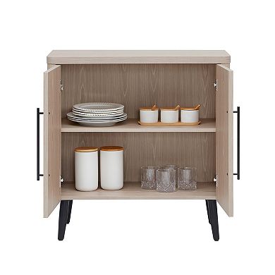MANHATTAN COMFORT Jodie Mid-Century Modern Accent Cabinet