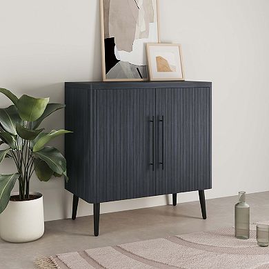 MANHATTAN COMFORT Jodie Mid-Century Modern Accent Cabinet