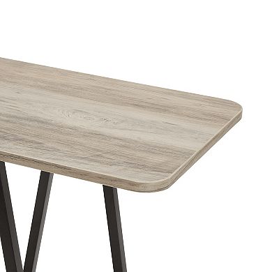 MANHATTAN COMFORT Celine 47.24" Modern 2-Shelf Console Table