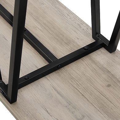 MANHATTAN COMFORT Celine 47.24" Modern 2-Shelf Console Table