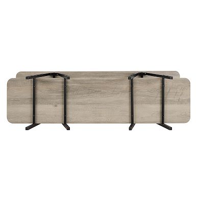 MANHATTAN COMFORT Celine 47.24" Modern 2-Shelf Console Table