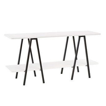 MANHATTAN COMFORT Celine 47.24" Modern 2-Shelf Console Table