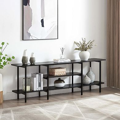 MANHATTAN COMFORT Celine 70.86" Modern 3-Shelf Console Table
