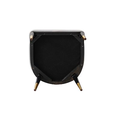 MANHATTAN COMFORT Carrington Modern Velvet Upholstered Dining Armchair