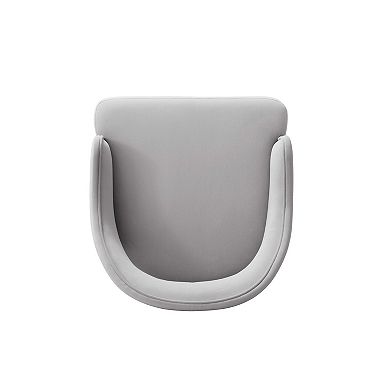 MANHATTAN COMFORT Carrington Modern Velvet Upholstered Dining Armchair