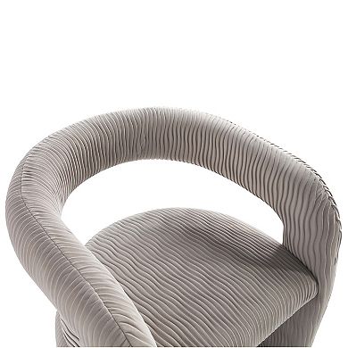 MANHATTAN COMFORT Corvette Modern Velvet Upholstered Dining Chair