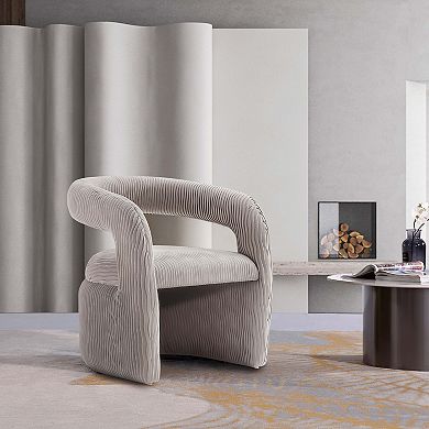 MANHATTAN COMFORT Corvette Modern Velvet Upholstered Dining Chair