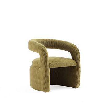 MANHATTAN COMFORT Corvette Modern Velvet Upholstered Dining Chair