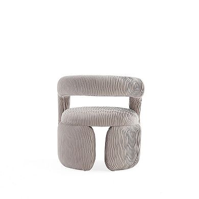 MANHATTAN COMFORT Corvette Modern Velvet Upholstered Dining Chair (Set of 2)