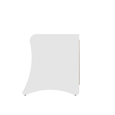 MANHATTAN COMFORT Coney 3-Piece Mid-Century Modern Dresser and Nightstand Set