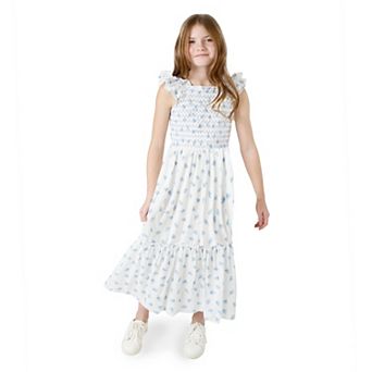 Girls 7-16 Rare Editions Floral Print Maxi Dress