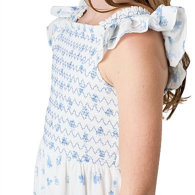 Girls 7-16 Rare Editions Floral Print Maxi Dress