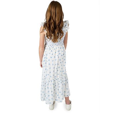Girls 7-16 Rare Editions Floral Print Maxi Dress