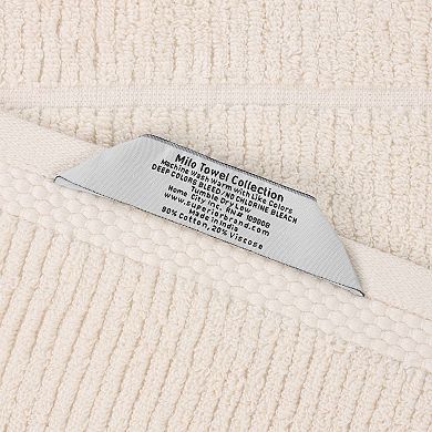 SUPERIOR Milo Smart Twist Cotton 12 Piece Absorbent Towel Set