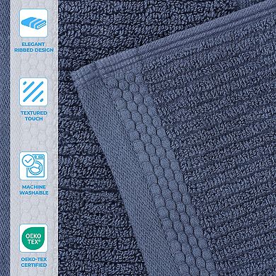SUPERIOR Milo Smart Twist Cotton Absorbent Bath Sheets Set