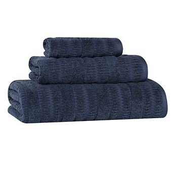SUPERIOR Mika Smart Twist Cotton 3 pc Plush Absorbent Towel Set