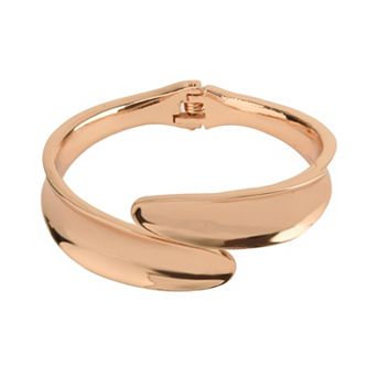 Two Tone Hinge Bracelet - Size: No Size