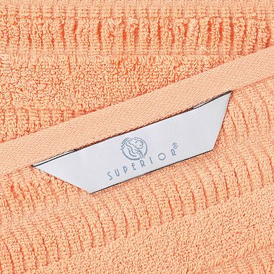 SUPERIOR Mika Smart Twist Cotton 6 Piece Plush Absorbent Towel Set