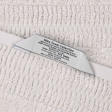 SUPERIOR Mika Smart Twist Cotton 9 Piece Plush Absorbent Towel Set