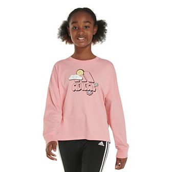 Girls 7-16 adidas Crewneck Long Sleeve T-Shirt in Regular & Plus Size