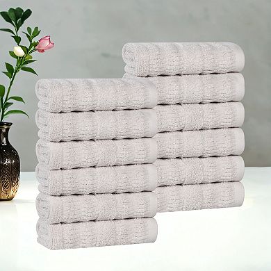 SUPERIOR Mika Smart Twist Cotton Plush Absorbent Washcloths Set